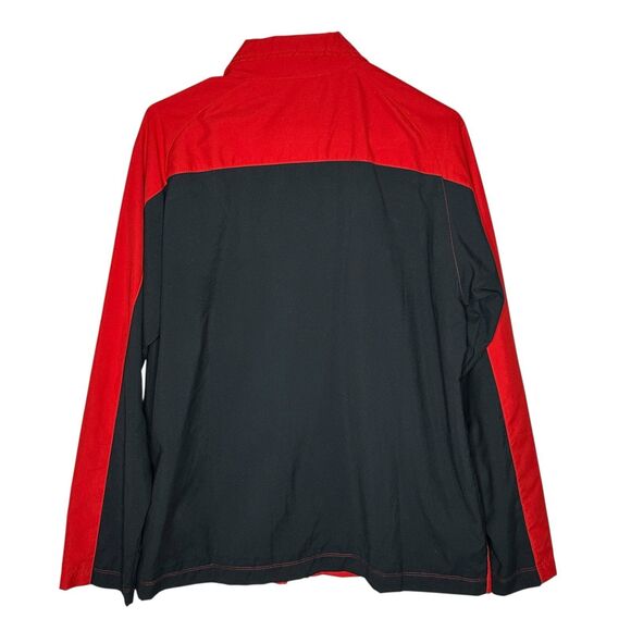 Nike Red & Black Full Zip Lightweight Jacket Men’s Size L - Picture 2 of 6